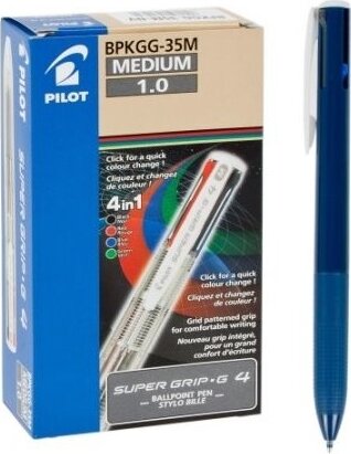 Pilot Super Grip G golyóstoll (4 színű / 1.mm) - Kék Pilot Super Grip G golyóstoll (4 színű / 1.mm) - Kék
