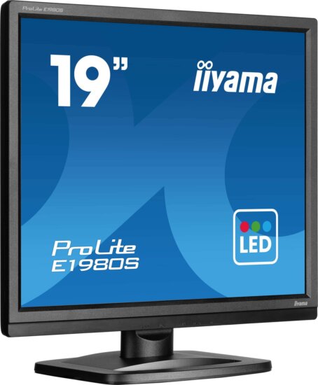 iiyama 19" E1980S ProLite 5:4 SXGA TN LED Monitor - Fekete