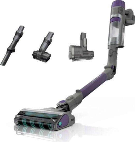 Shark IP1251EUT PowerDetect Porzsák Nélküli álló / kézi porszívó 380W - Szürke / Padlizsán