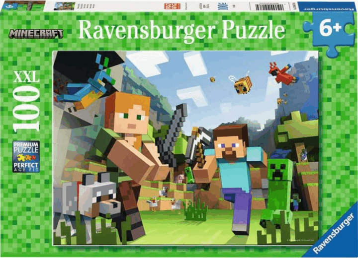Ravensburger Minecraft - Steve és Alex 100 darabos XXL puzzle