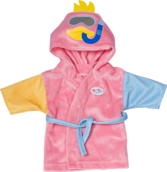 Zapf Creation BABY born® Kacsa mintás színes fürdőköpeny - 43cm