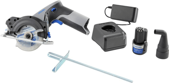 Dremel F013CS12JA Akkumulátoros Kézi körfűrész Ø85mm + 1x 2Ah Akku + Töltő