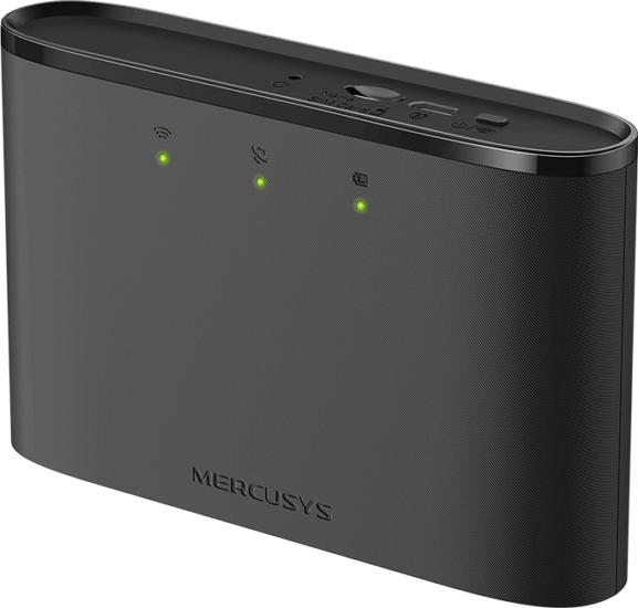 Mercusys MT110 Hordozható 4G LTE WiFi6 2200mAh Router - Fekete