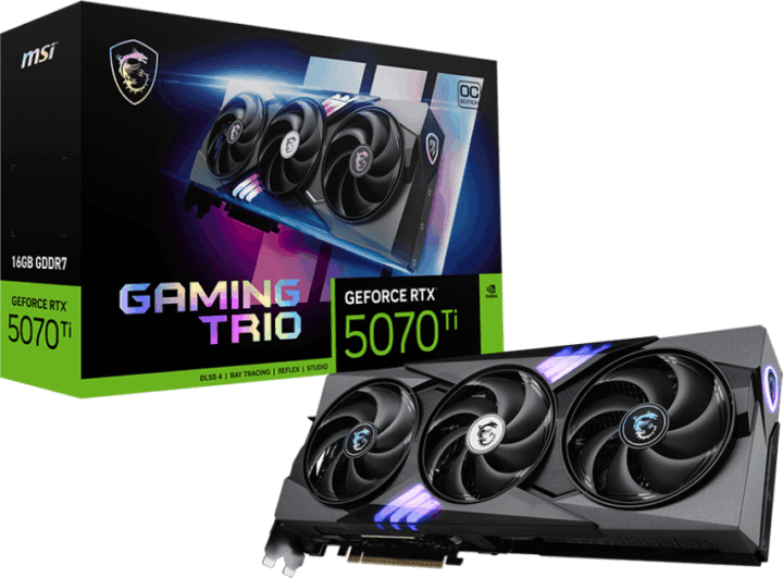 MSI GeForce RTX 5070 Ti 16GB GDDR7 Gaming Trio OC Videókártya