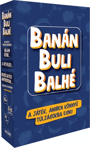 Banán, buli, balhé party társasjáték Banán, buli, balhé party társasjáték