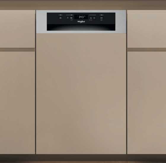 Whirlpool WH6PC11BS7A0 Beépíthető mosogatógép 45cm 11 teríték - Inox