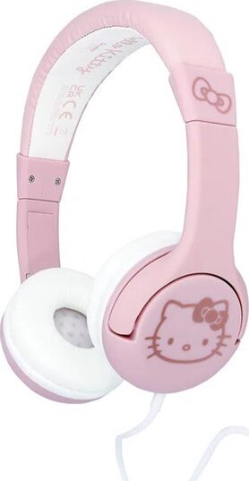 OTL HK1184 Hello Kitty Vezetékes Gyerek Fejhallgató - Rózsaszín mintás OTL HK1184 Hello Kitty Vezetékes Gyerek Fejhallgató - Rózsaszín mintás
