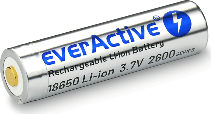 EverActive 18650 Újratölthető Li-ion ceruzaelem microUSB 2600mAh 3.7V (1db/csomag) EverActive 18650 Újratölthető Li-ion ceruzaelem microUSB 2600mAh 3.7V (1db/csomag)