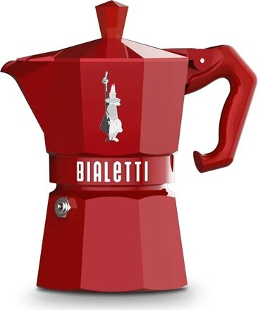 Bialetti 9055 Moka Exclusive 3 személyes Kotyogós kávéfőző - Piros