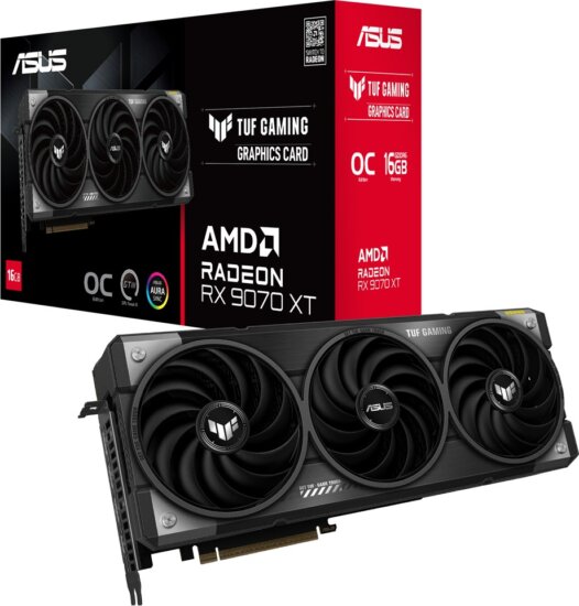 Asus Radeon RX 9070 XT 16GB GDDR6 TUF Gaming OC Videókártya
