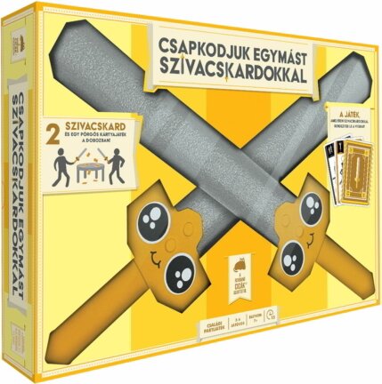 Csapkodjuk egymást szivacskardokkal Társasjáték