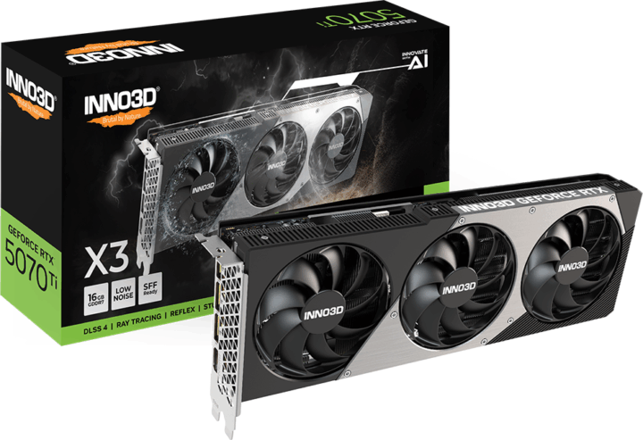 Inno3D GeForce RTX 5070 Ti 16GB GDDR7 X3 Videókártya