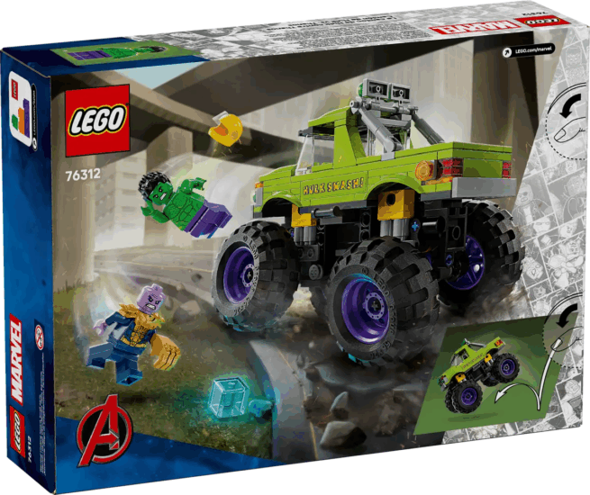 LEGO® Marvel: 76312 - Hulk óriási terepjárója vs. Thanos