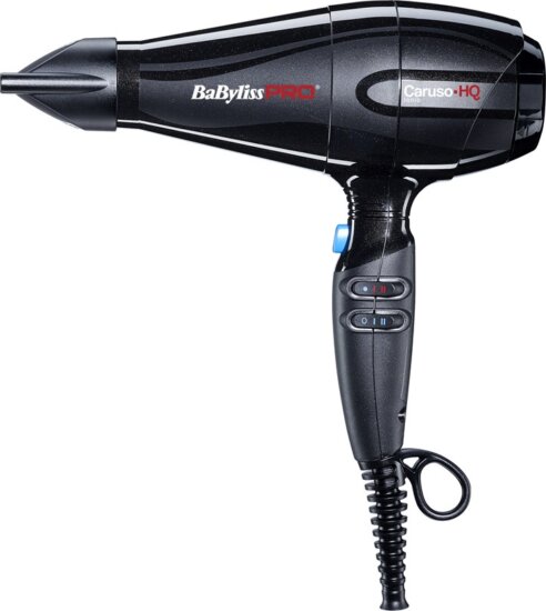 BaByliss CARUSO-HQ ION technológiás Hajszárító 2400 Watt - Fekete