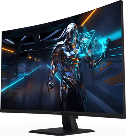 Gigabyte 31.5" GS32QCA 16:9 VA LED WQHD Ívelt Gaming Monitor - Fekete
