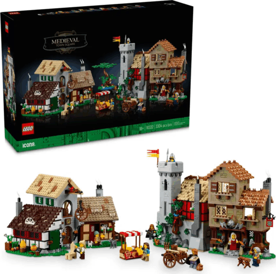 LEGO Icons 10332 Középkori város főtere