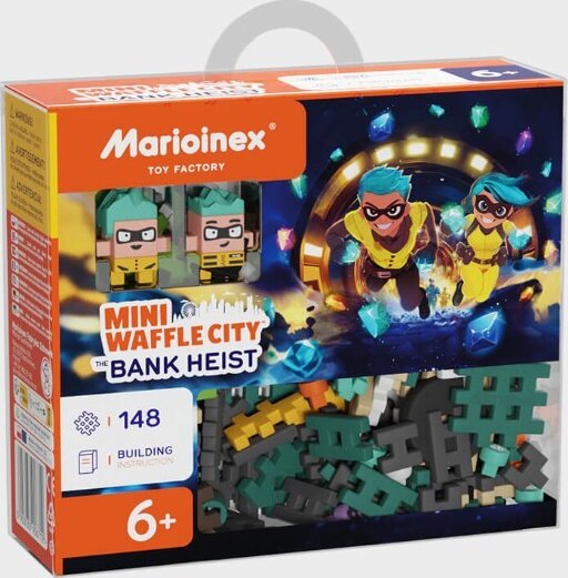Marionex Mini Waffle 148 darabos Bankrablós építő készlet