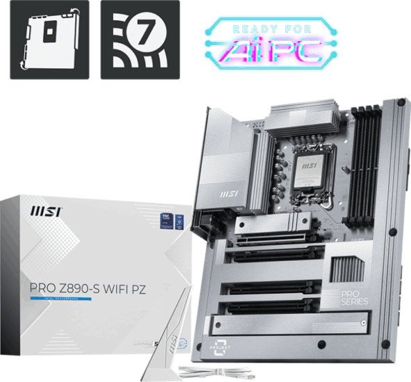 MSI Z890-S Pro Wifi PZ DDR5 intel s1851 ATX alaplap