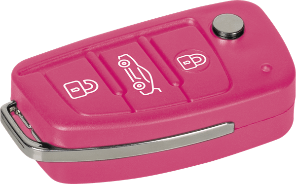 Brunnen Autókulcs radír ceruzához - Pink