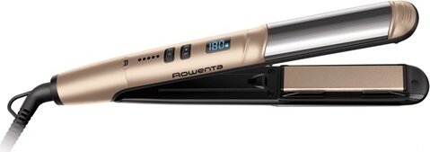 Rowenta SF4641F0 2 az 1-ben Ionizáló Hajvasaló és Hajgöndörítő Kerámia bevonattal 210°C - Fekete / Arany Rowenta SF4641F0 2 az 1-ben Ionizáló Hajvasaló és Hajgöndörítő Kerámia bevonattal 210°C - Fekete / Arany