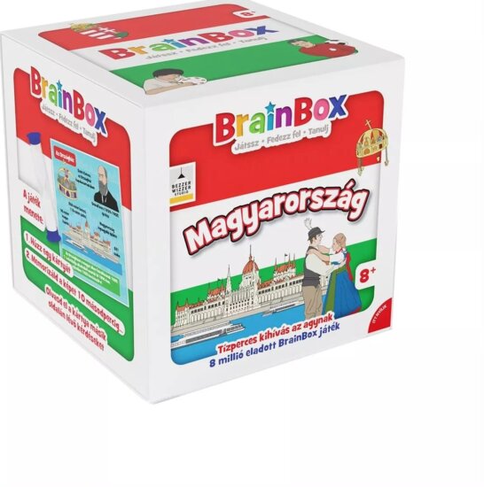 Brainbox: Magyarország memóriafejlesztő társasjáték 54 kártyával