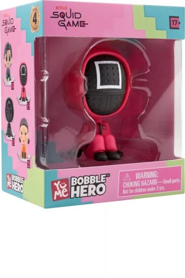 YuMe Toys Sqiud Game Bobble Hero ablakos dobozban 7cm - Őr figura