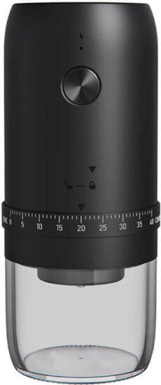 Maestro MR-457 USB Elektromos Kávéörlő Kávédaráló 30g 200 Watt - Fekete / Átlátszó