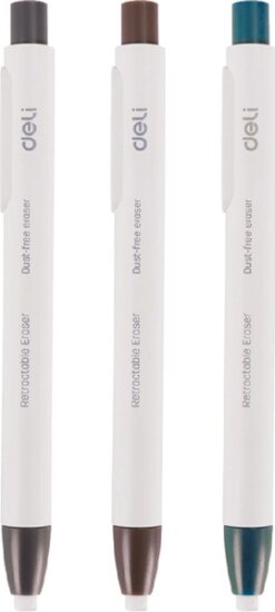 Deli Scribe RT Nyomógombos radír ceruzához - Többféle