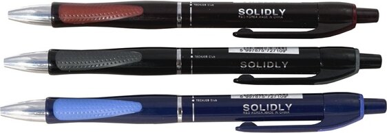 Sakota Solidly Nyomógombos golyóstoll (Kék tinta) - Többféle