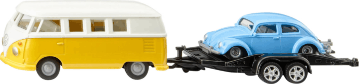 Siku 2567 SUPER VW T1 pótkocsival és VW Bogárral