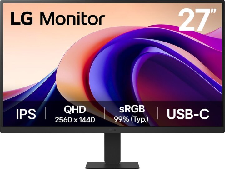 LG 27" 27U631A-B 16:9 QHD IPS LED Monitor - Fekete