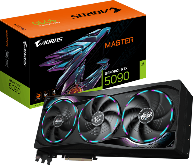 Gigabyte GeForce RTX 5090 32GB GDDR7 Aorus Master Videókártya