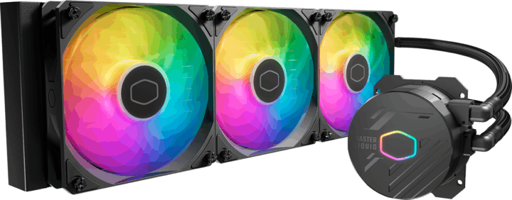 Cooler Master MasterLiquid 360 Core II ARGB All In One Univerzális CPU Vízhűtés - Fekete