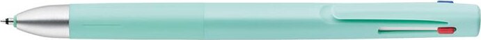 Zebra "bLen 3C" Háromszínű Nyomógombos golyóstoll (Kék,Fekete,Piros tinta / 0.24mm) - Türkiz