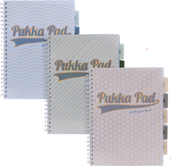 Pukka Pad Project Book Haze 200 lapos A4 vonalas spirálfüzet - Többféle