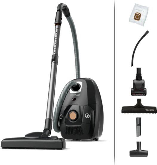 Rowenta RO6189EA Porzsákos porszívó 400 Watt - Fekete