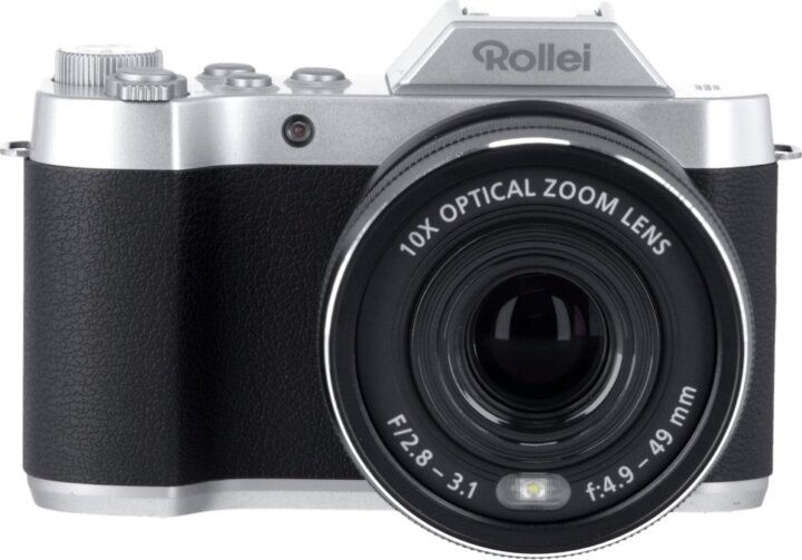 Rollei Powerflex Retro Digitális Fényképezőgép 8 MPx - Fekete
