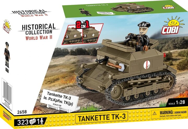 Cobi Tankette TK-3 323 darabos építőjáték