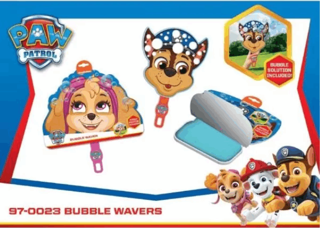 Nickelodeon Mancs őrjárat Buborék legyező - Többféle