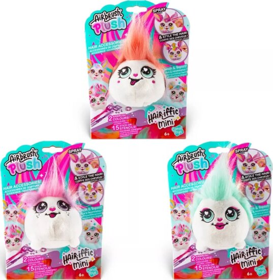 Canal Toys Airbrush Plush Style 4 Ever színezhető plüss Hairiffic Mini - Többféle