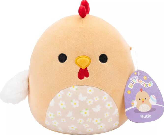 Squishmallows Rutie a barna kakas virágos hassal plüssfigura 20 cm Squishmallows Rutie a barna kakas virágos hassal plüssfigura 20 cm