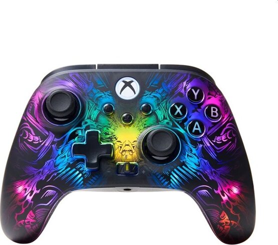 PowerA Fusion Pro Lumectra Wireless Kontroller Gamepad (Xbox Series X|S / Xbox One X|S / PC) - Fekete / Mintás