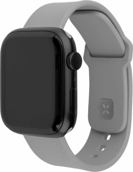 Fixed Sporty Apple Watch Apple Watch S1/S2/S3/S4/S5/S6/S7/S8/S9/S10/SE Szilikon Szíj 38/40/41/42mm - Világos Szürke