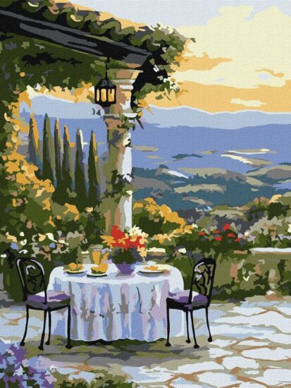 Ideyka Festés számok szerint Festői vacsora - 30 x 40 cm