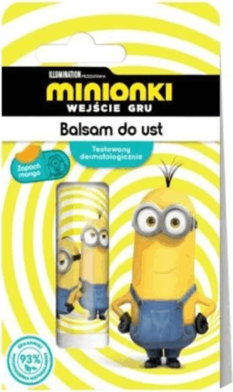 Minyonok Mangó ízű Ajakbalzsam 4,4 g Minyonok Mangó ízű Ajakbalzsam 4,4 g