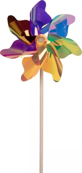 Színes műanyag szélforgó 31 cm