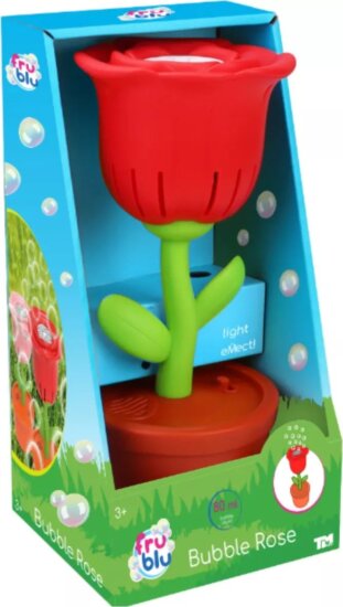 Fru Blu Világító bubigép folyadékkal 80ml - Rózsa