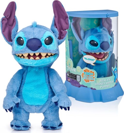 WOW Toys Real FX Stitch interaktív plüssfigura 45 cm