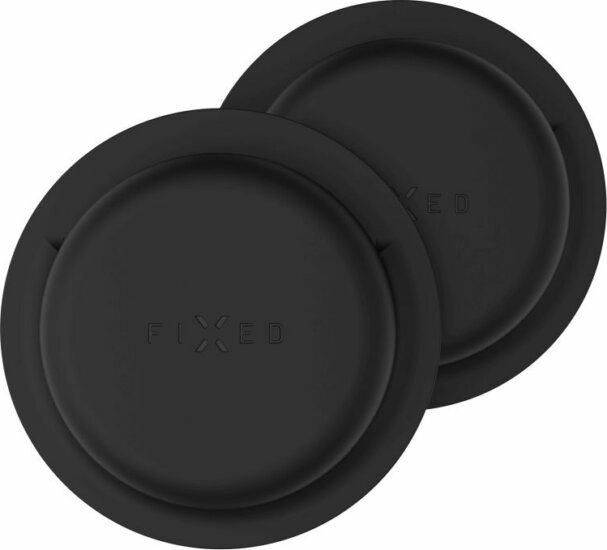 Fixed Silky Sticker Pro Apple AirTag Ragasztós Tok - Fekete (2 db / csomag) Fixed Silky Sticker Pro Apple AirTag Ragasztós Tok - Fekete (2 db / csomag)