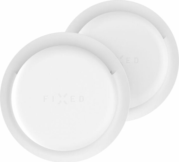 Fixed Silky Sticker Pro Apple AirTag Ragasztós Tok - Fehér (2 db / csomag) Fixed Silky Sticker Pro Apple AirTag Ragasztós Tok - Fehér (2 db / csomag)